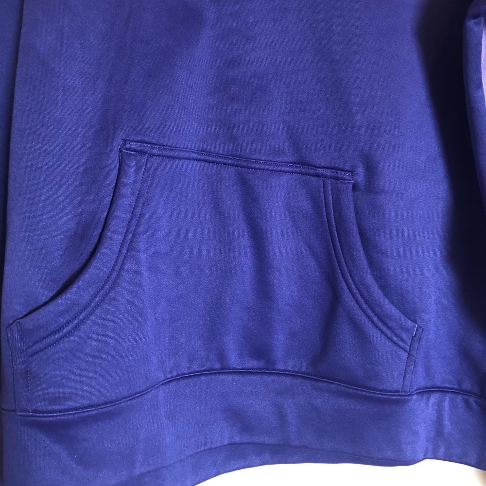 Under Armour Fleece Lined Hoodie Sweatshirt Purple/Lavender,Small UA Logo Size L - Picture 4 of 8
